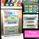 Classroom Organization and Freebies